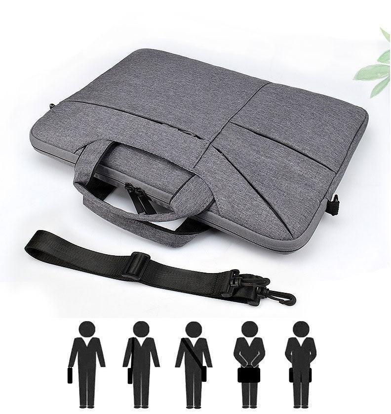 15.6 Inch Custom Waterproof Computer Laptop Messenger Bag-Ash - Obeezi.com