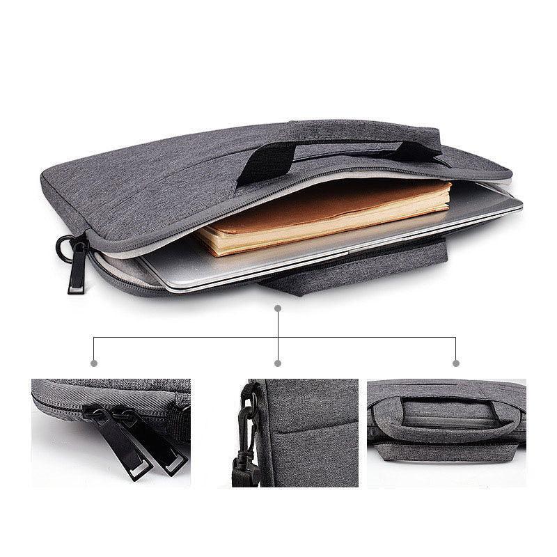 15.6 Inch Custom Waterproof Computer Laptop Messenger Bag-Navy Blue - Obeezi.com