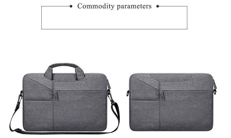 15.6 Inch Custom Waterproof Computer Laptop Messenger Bag-Navy Blue - Obeezi.com