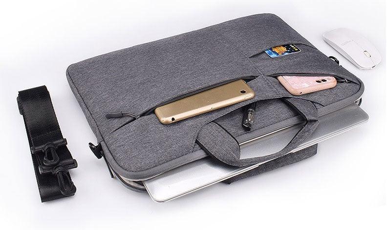 15.6 Inch Custom Waterproof Computer Laptop Messenger Bag-Navy Blue - Obeezi.com