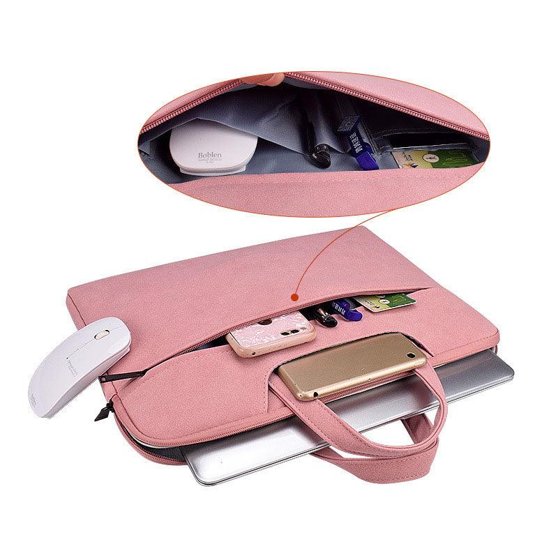 15.6 Inch Waterproof Business Computer Laptop Bag-Khaki - Obeezi.com