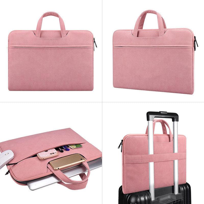 15.6 Inch Waterproof Business Computer Laptop Bag-Khaki - Obeezi.com