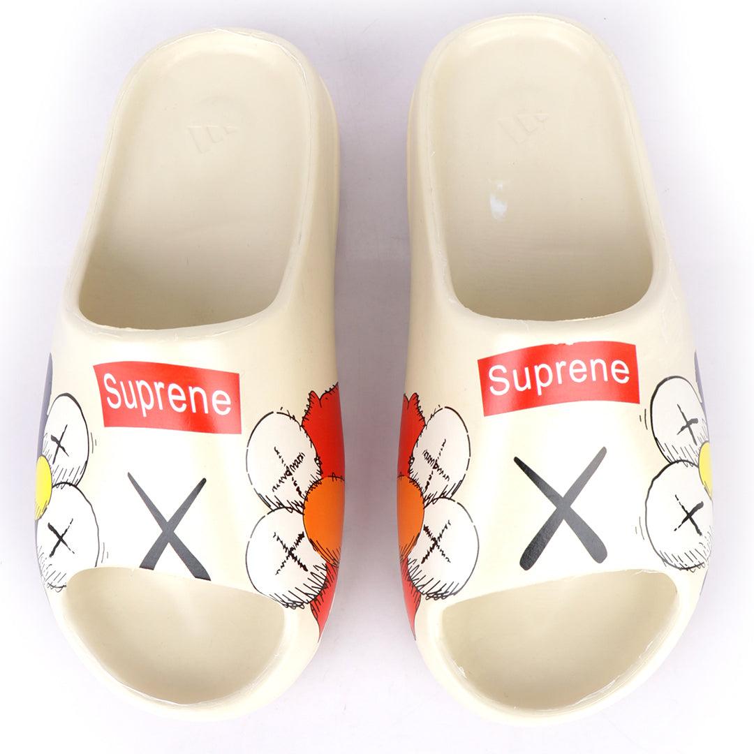 AD X Kaws Rubber Light Weight Slides - Obeezi.com