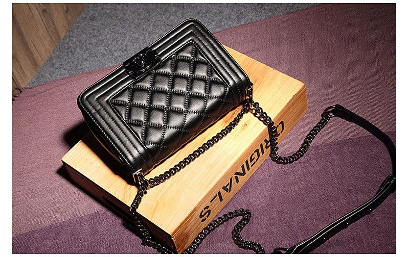 Black Classical Design Women European Tote Style Handbag - Obeezi.com