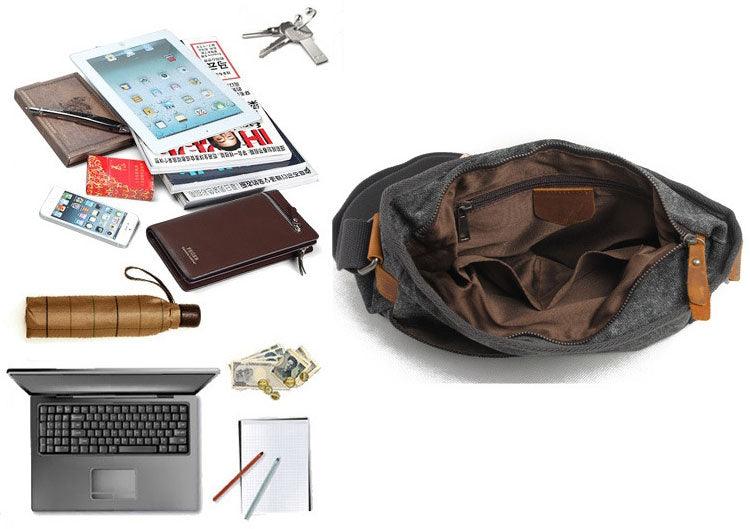 Brixton Messenger Shoulder HandBag- Khaki - Obeezi.com