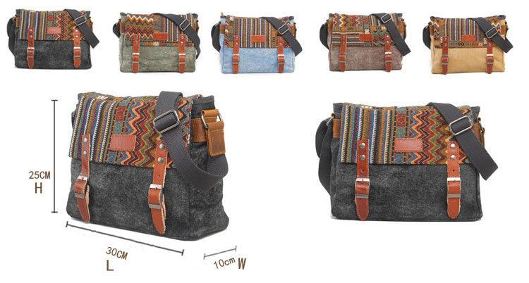 Brixton Messenger Shoulder HandBag- Khaki - Obeezi.com