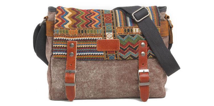 Brixton Messenger Shoulder HandBag- Khaki - Obeezi.com