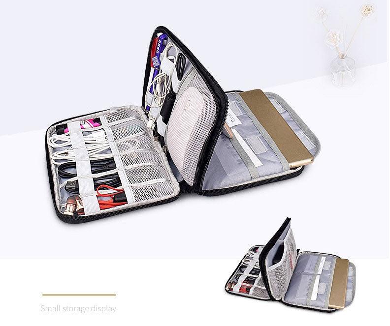 Business And Leisure Double Zipper Notebook Bag- Black - Obeezi.com