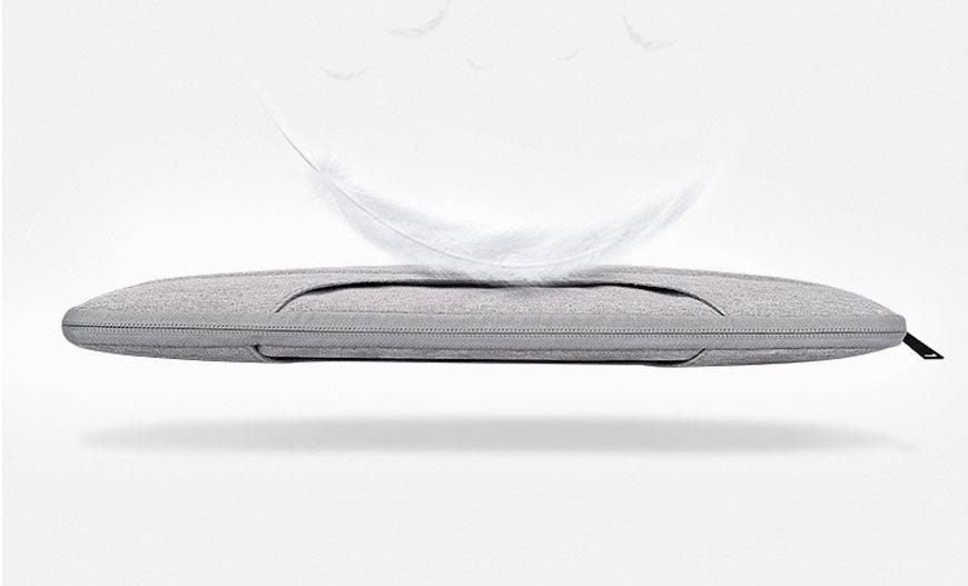 Custom Logo Waterproof Business Computer Laptop Bag Sleeve-Ash - Obeezi.com
