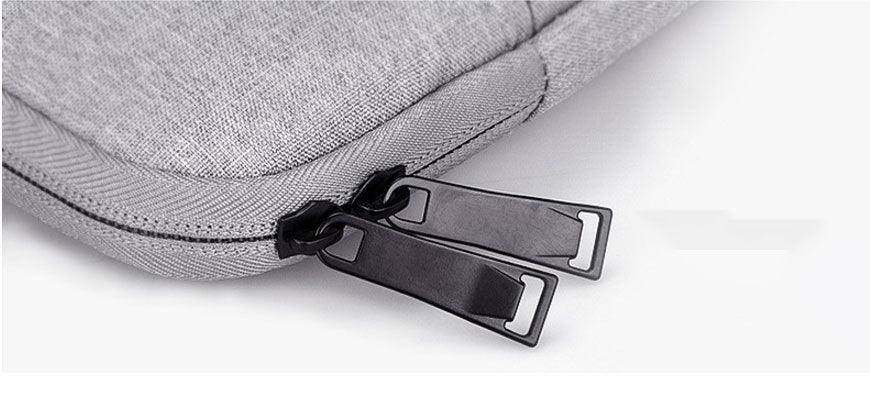 Custom Logo Waterproof Business Computer Laptop Bag Sleeve-Ash - Obeezi.com