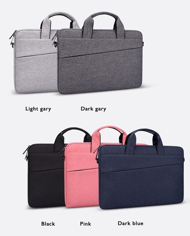 Custom Waterproof Business laptop Case sleeve Office Bag -Pink - Obeezi.com