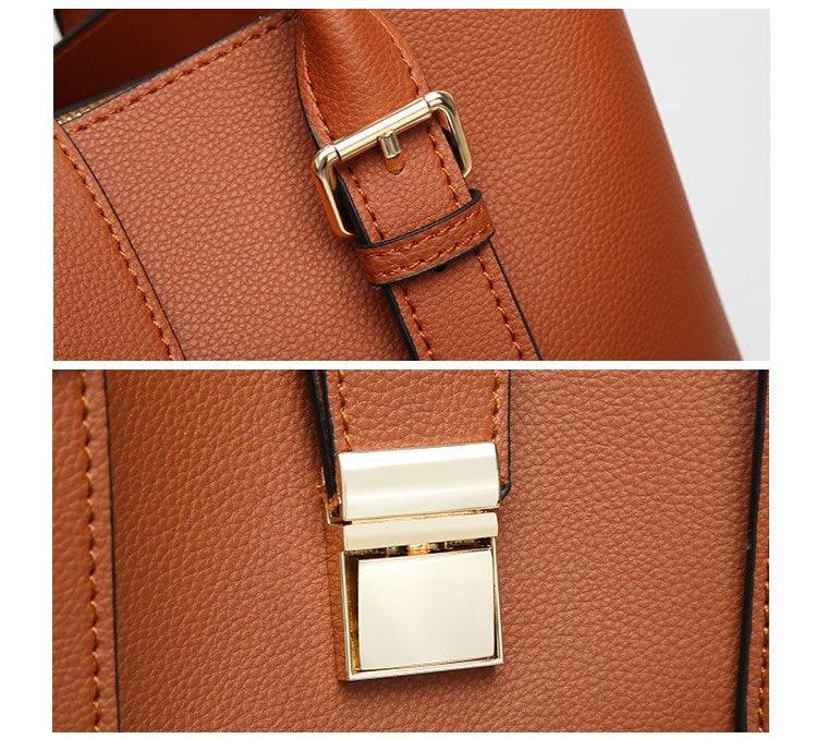 Elegant Premium Quality Women's Hand Bag - Brown - Obeezi.com