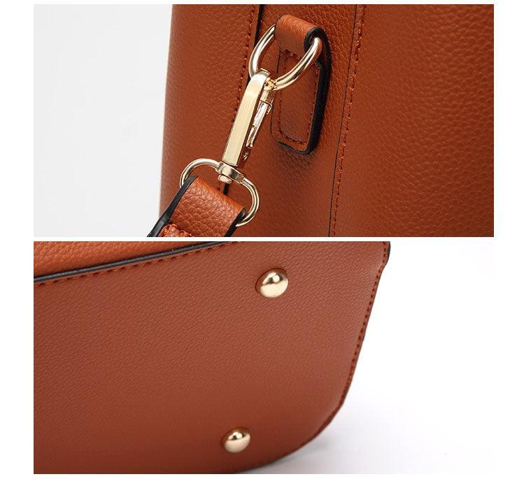 Elegant Premium Quality Women's Hand Bag - Brown - Obeezi.com