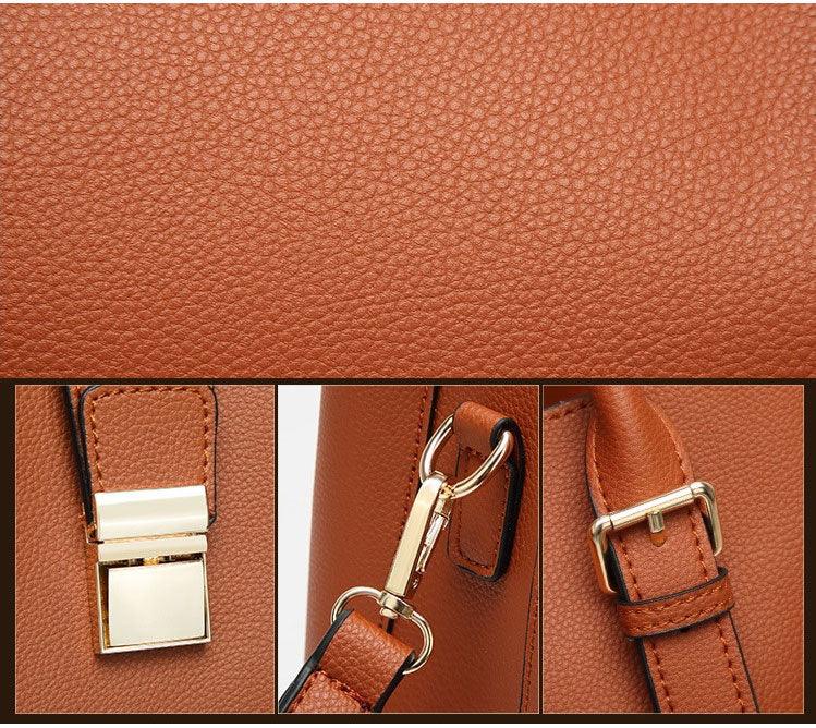 Elegant Premium Quality Women's Hand Bag - Brown - Obeezi.com