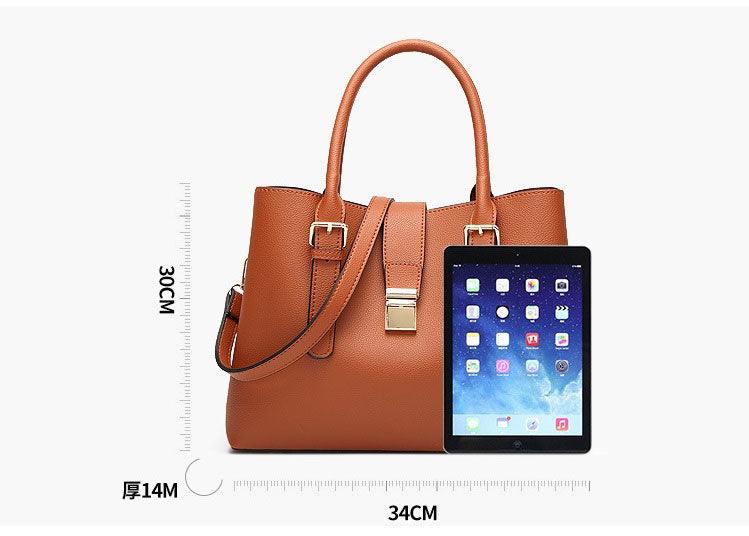 Elegant Premium Quality Women's Hand Bag - Brown - Obeezi.com