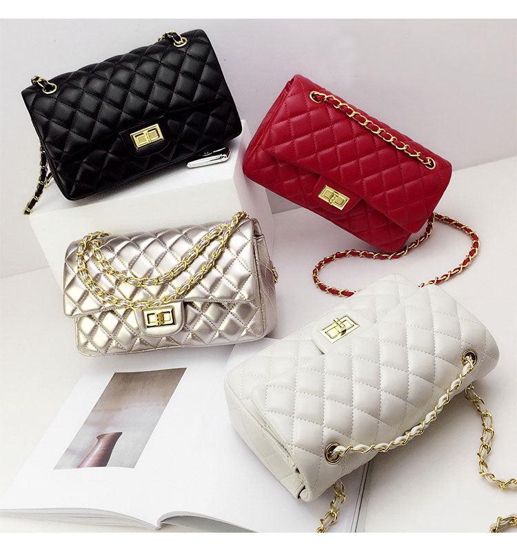 European ClassiC Design Women Tote Style Handbag-Gold - Obeezi.com