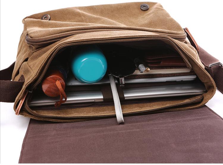 Famous Crossbody Briefcase Messenger Computer Outdoor Black Bag - Obeezi.com