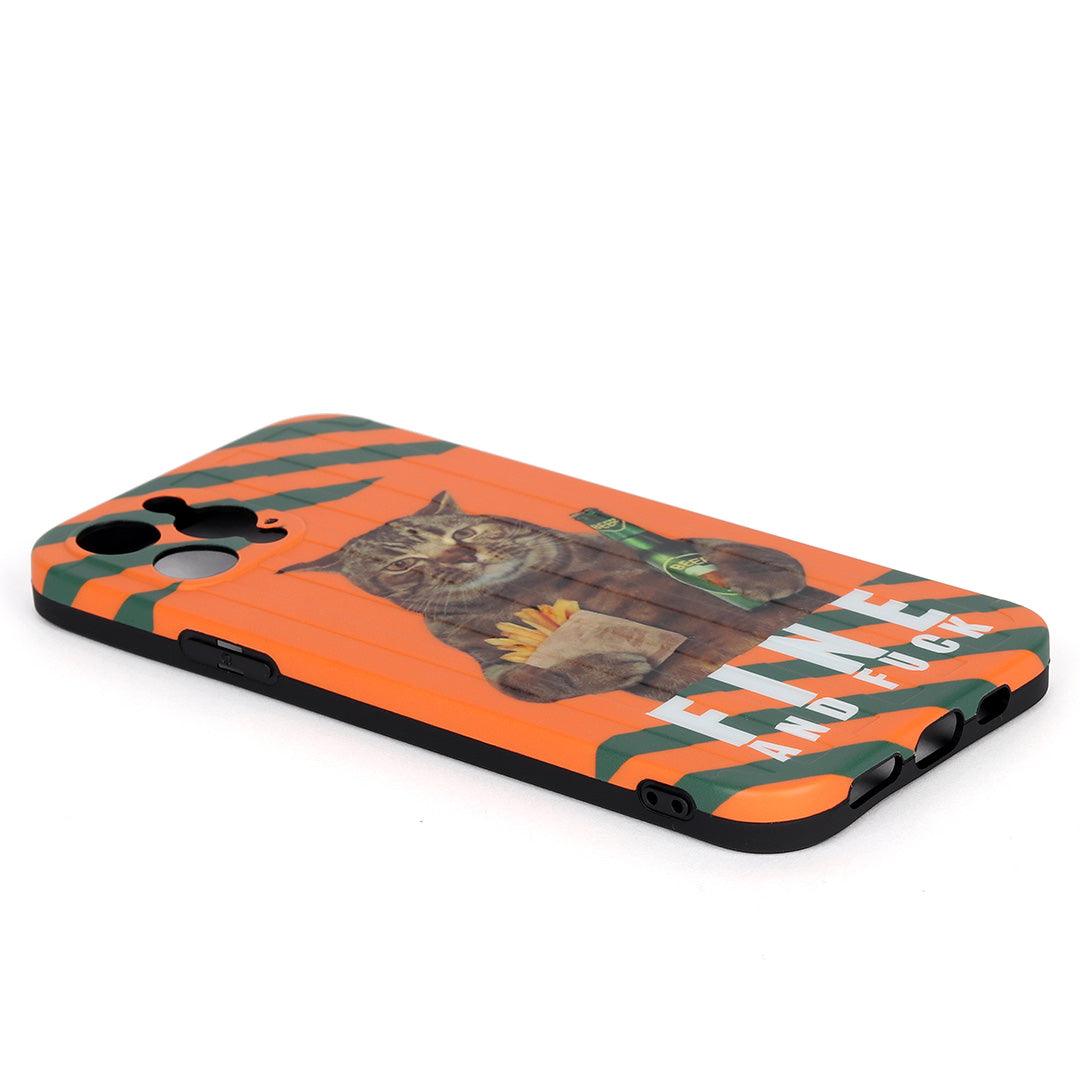 Garfield Animated Cat Designed iPhone Case- Orange - Obeezi.com