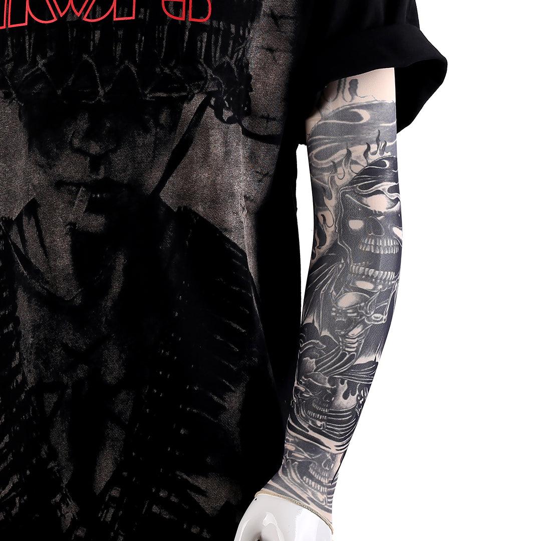 Hand Body Firey Skullie sleeve - Obeezi.com