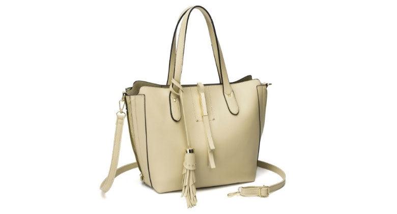 High Quality PU Leather Fashion Elegant Fringe Handbag - Black - Obeezi.com