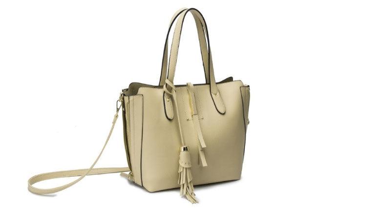 High Quality PU Leather Fashion Elegant Fringe Handbag - Black - Obeezi.com
