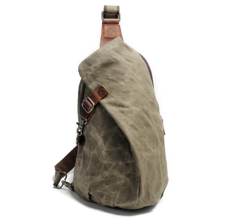Hunting Design Sling Back Bag-Green - Obeezi.com