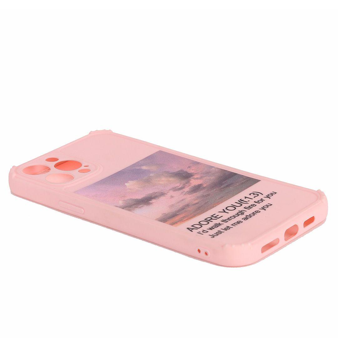 Inscribed Adore You 1.0 Quote Graphics Designed iPhone 11 Pro, 11 ProMax, X, XR, 12, 12 Mini, 12 Pro, 12 ProMax Case-Pink - Obeezi
