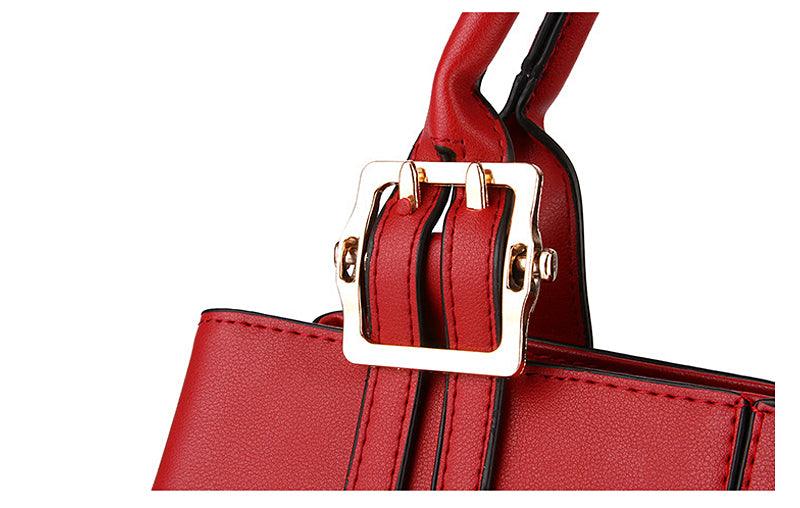 Kattee Style Genuine Leather Tote Bag Wine - Obeezi.com