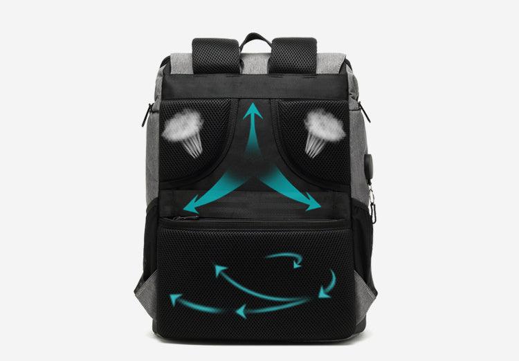 Large Capacity Multi-pocket Outdoor Backpack-Grey - Obeezi.com