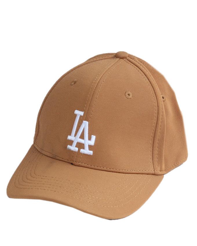Los Angeles Baseball Dodgers Brown White Write Cap - Obeezi.com