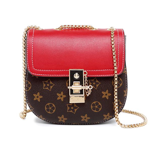 Louis Vuitton Classic Leather Potable Red Bag - Obeezi.com