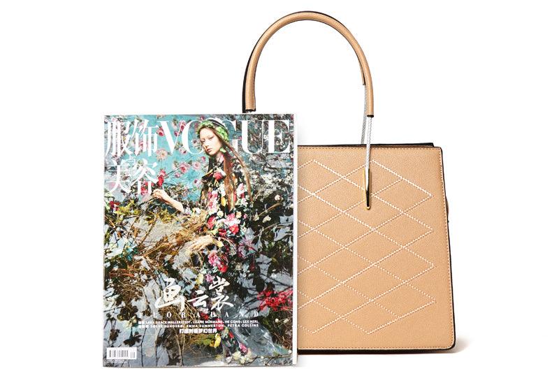 Luxury Women Designer Leather 2 in 1 Bag - Black - Obeezi.com