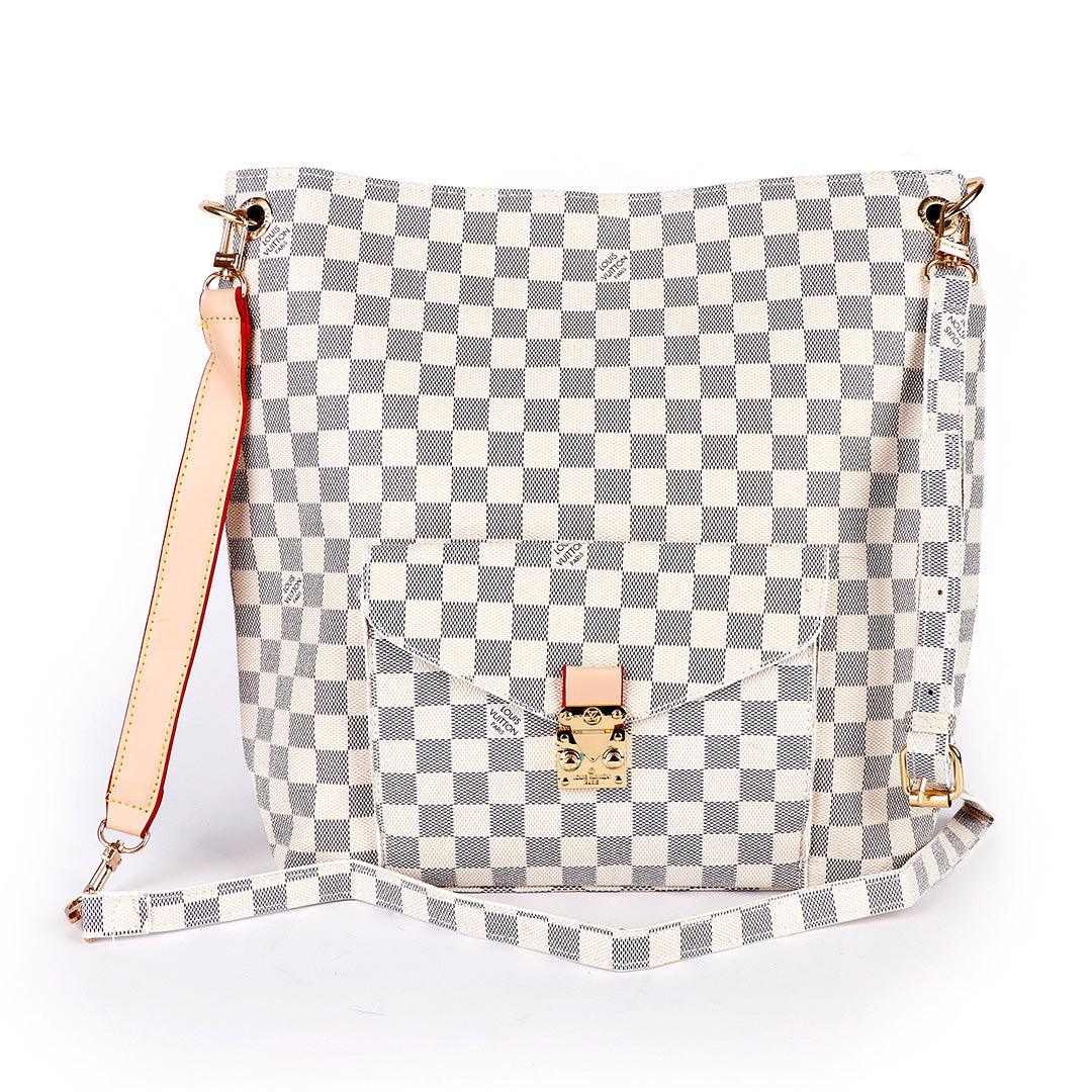 LV - DAC MM Canvas Totally MM Shoulder Bag- Biege - Obeezi.com