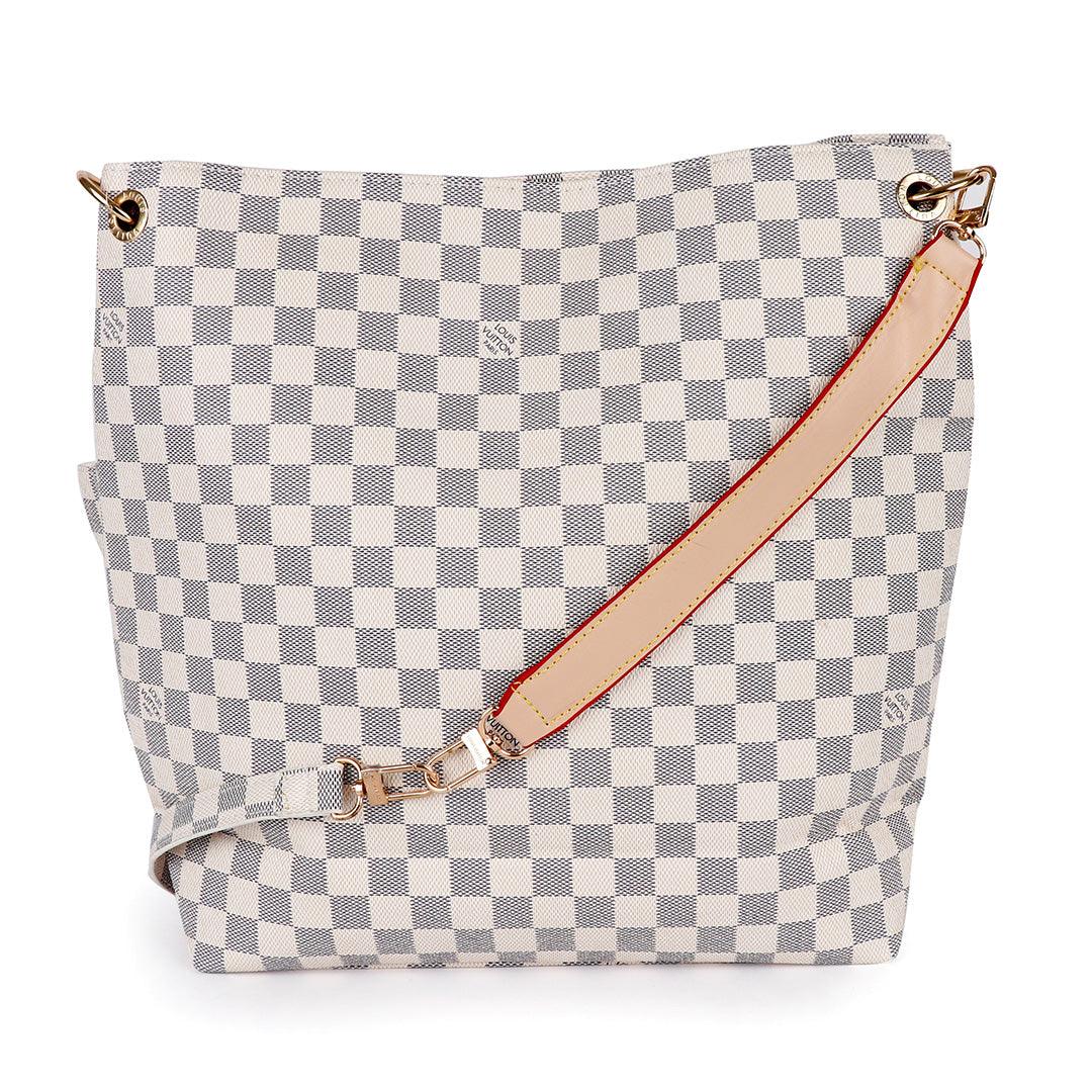 LV - DAC MM Canvas Totally MM Shoulder Bag- Biege - Obeezi.com