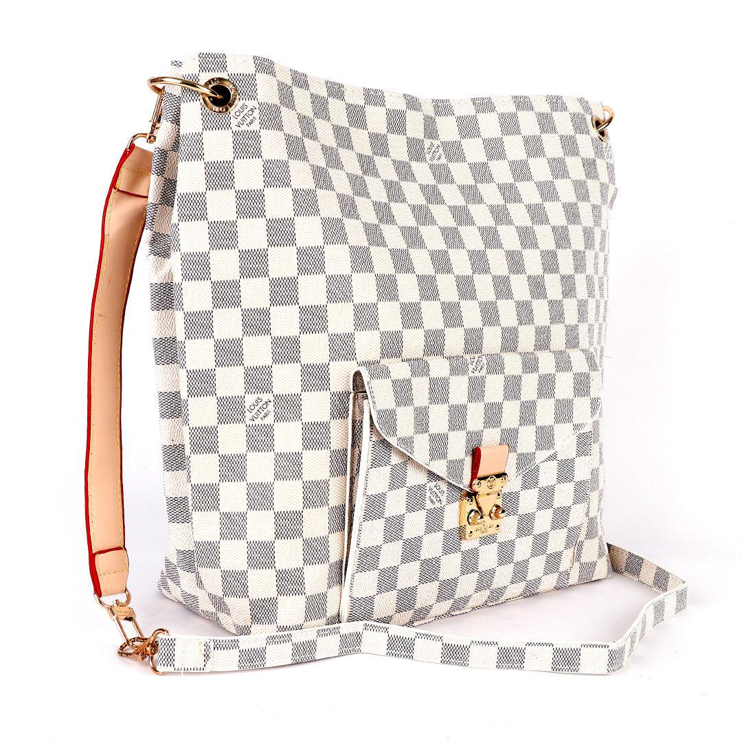 LV - DAC MM Canvas Totally MM Shoulder Bag- Biege - Obeezi.com