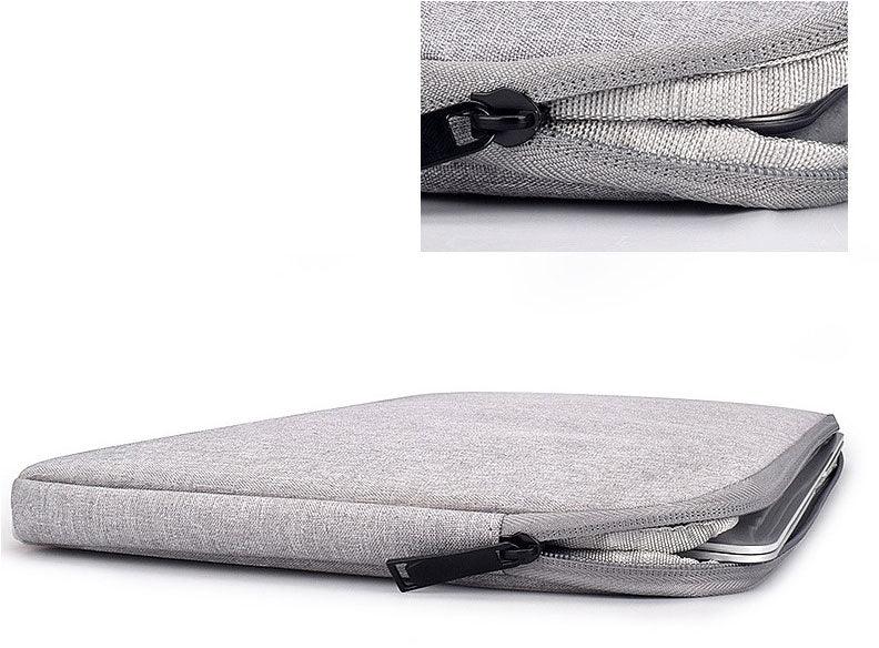 Men's Simple Oxford 2 In 1 Laptop Sleeve- Ash - Obeezi.com