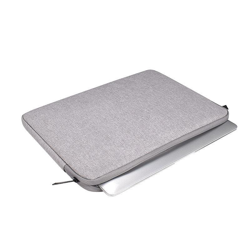 Men's Simple Oxford 2 In 1 Laptop Sleeve- Ash - Obeezi.com