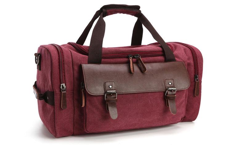 Multifunctional Outdoor Canvas Solid Travellers Khaki Bags - Obeezi.com