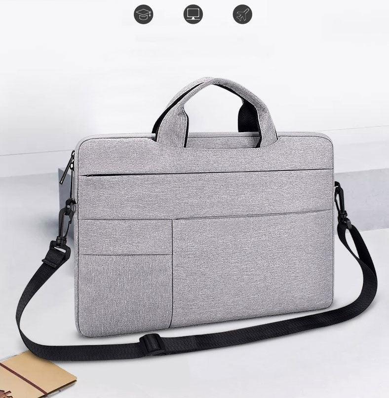 Office Travel 15.6 Inch Waterproof Custom Laptop Bag-Navy Blue - Obeezi.com