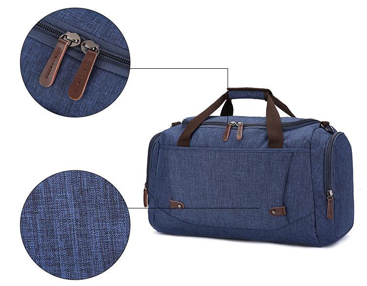 Oxford Multi Pocket Water Resistant Large Capacity Luggage Green Bags - Obeezi.com