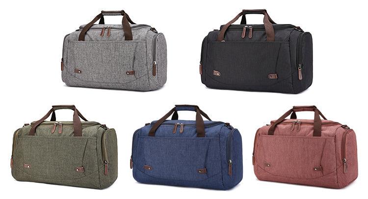 Oxford Multi Pocket Water Resistant Large Capacity Luggage Green Bags - Obeezi.com