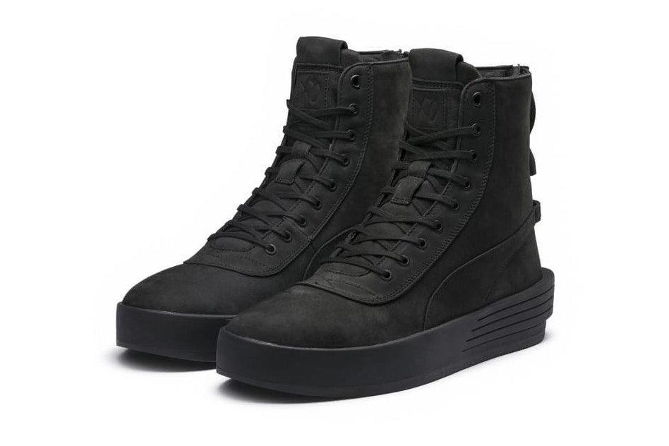 PUMA XO Parallel Leather All Black Boot Sneaker - Obeezi