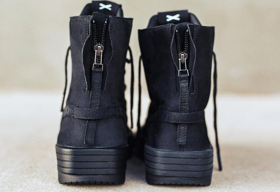 PUMA XO Parallel Leather All Black Boot Sneaker - Obeezi