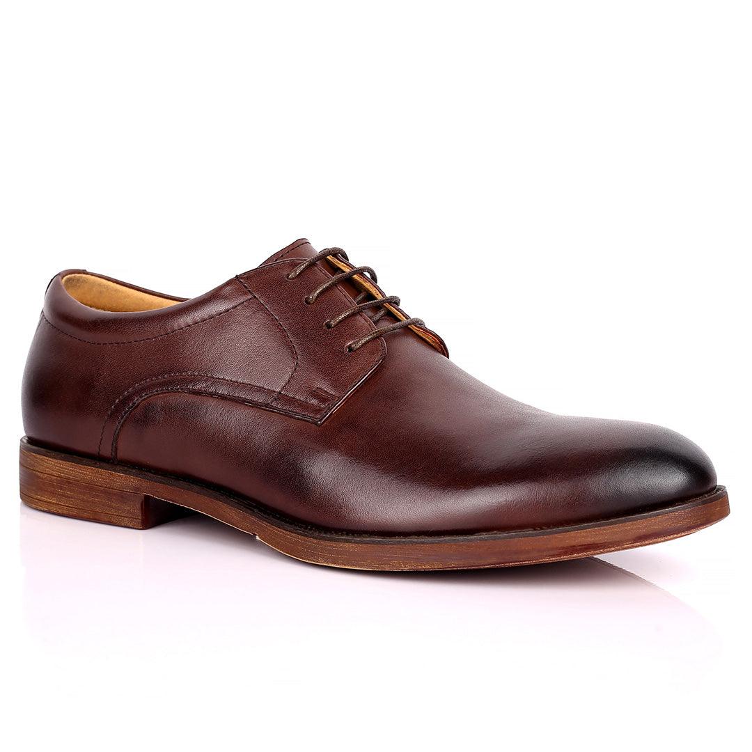 Rena Dulbecc Lace up Formal Superlative Shoe - Coffee - Obeezi.com