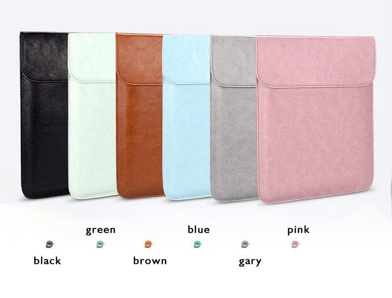 Sleek 2 In 1 Men's Slim Laptop Sleeve- Ash - Obeezi.com
