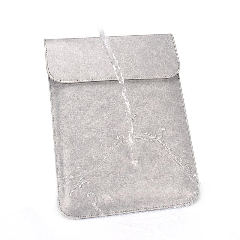 Sleek 2 In 1 Men's Slim Laptop Sleeve- Brown - Obeezi.com