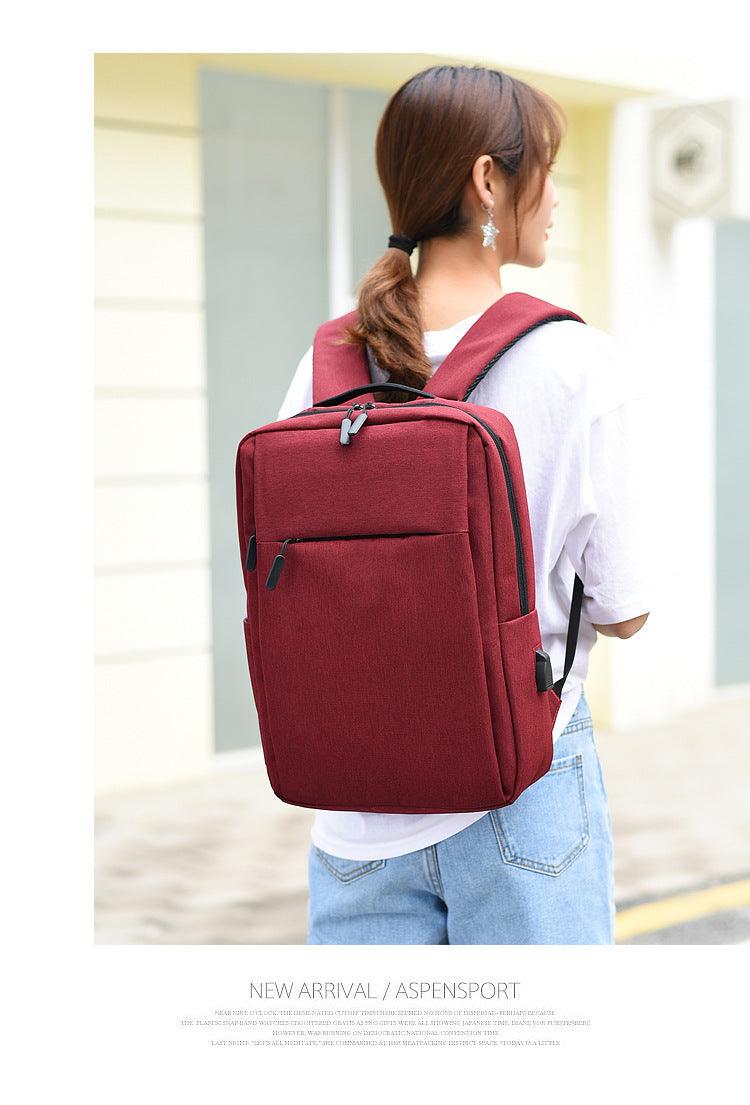 Smart Anti-Theft Oxford Backpack With Usb Charging Ports Bag-Blue - Obeezi.com