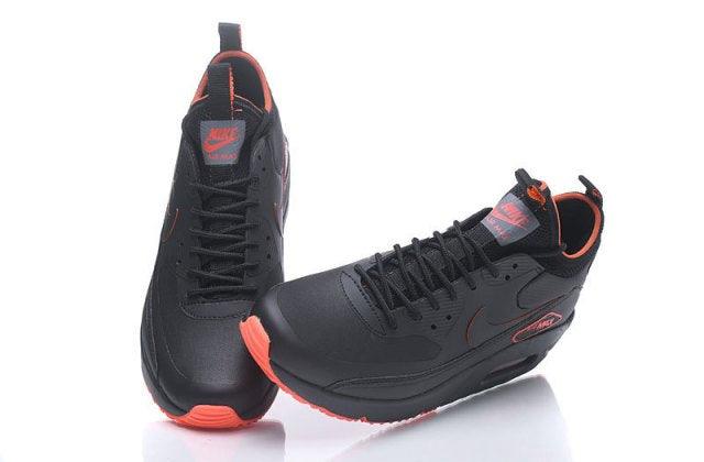 Zero Defect Max 90 Mid NS GPX Black Red Men's Running Shoes - Obeezi