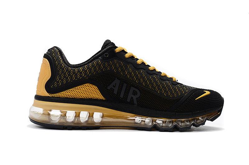 2017.5 KPU Black and Yellow Men's Running Shoes - Obeezi