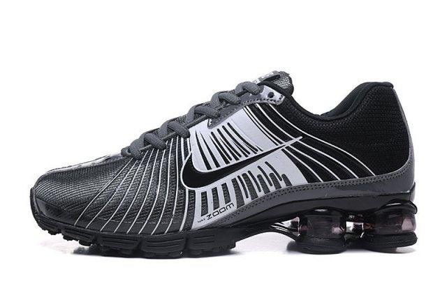 2018 Charcoal Gray Black Shox Nz Mens Running Shoes - Obeezi